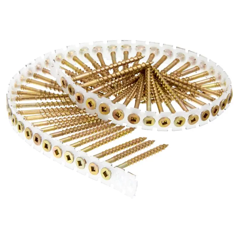Senco DuraSpin No. 8 Sizes X 2-1/2 in. L Square Square Head Deck Screws 800 pk - Open Box