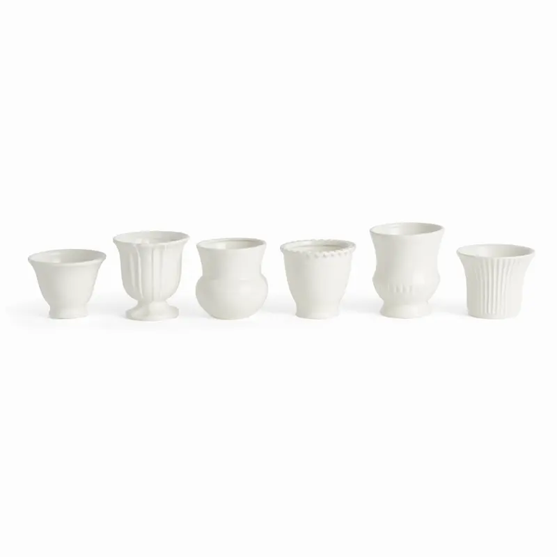 Senora Mini Cachepots, Set Of 6
