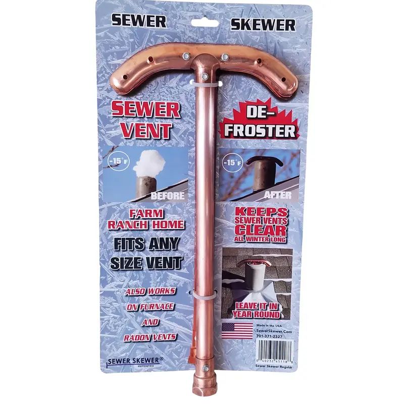 Sewer Skewer 17 in. L Copper Sewer Vent Defroster - Deal of The Week