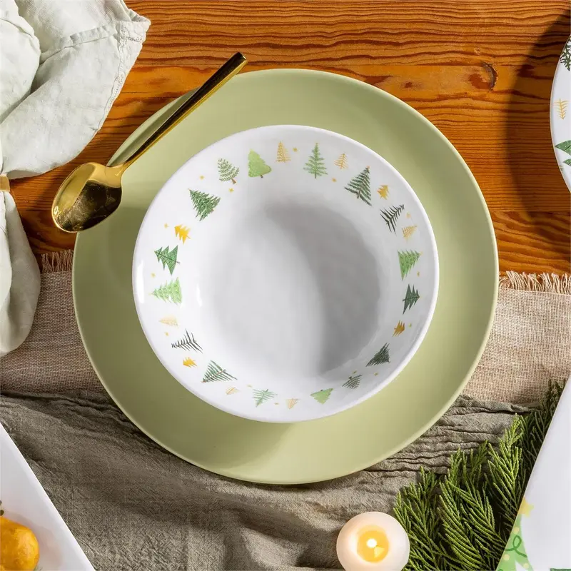 Shades of Green Bowls Melamine Bowl, 7.5"