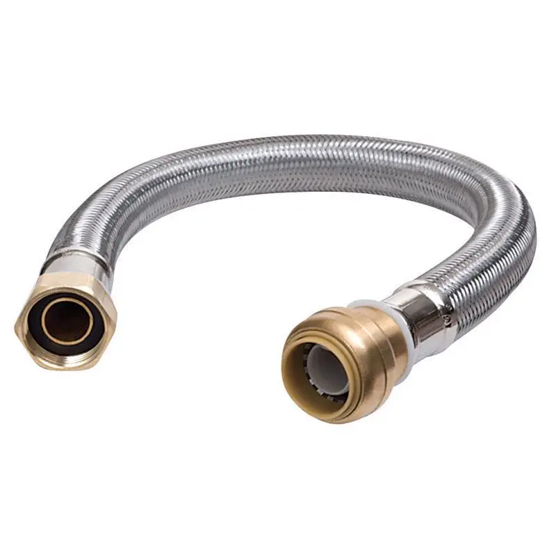 SharkBite 1/2 in. Push Fit X 3/4 in. D FIP 18 in. Stainless Steel Supply Line - Deal of The Week