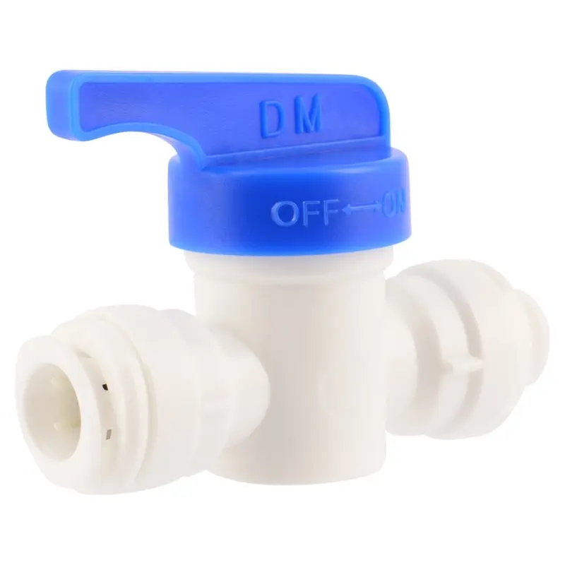 SharkBite 3/8 in. Push-Fit X 3/8 in. Plastic Shut-Off Valve - Open Box