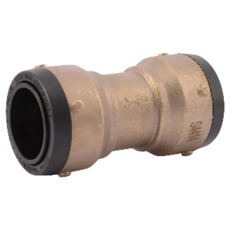 SharkBite Push to Connect 1-1/4 in. 1-1/4 in. D Brass Straight Coupling - Open Box
