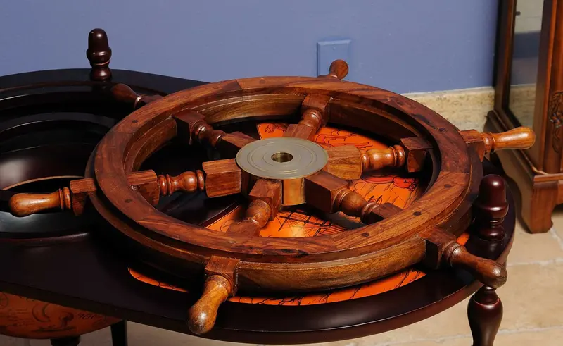 Ship Wheel By Homeroots - 364329