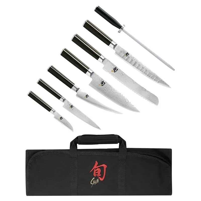 Shun Classic 8-Piece Student Knife Set