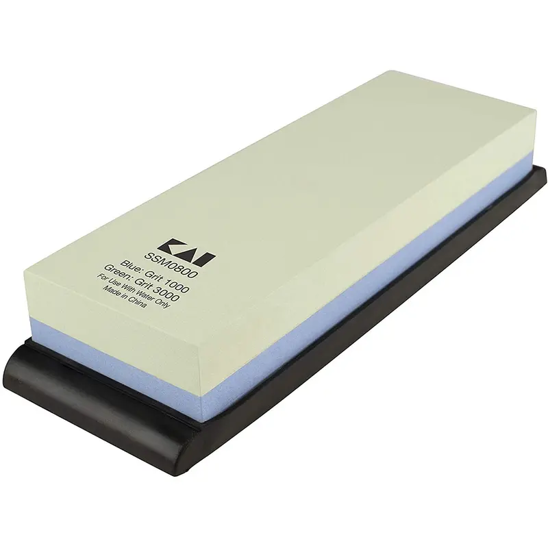 Shun Combination Whetstone w/ Rubber Base