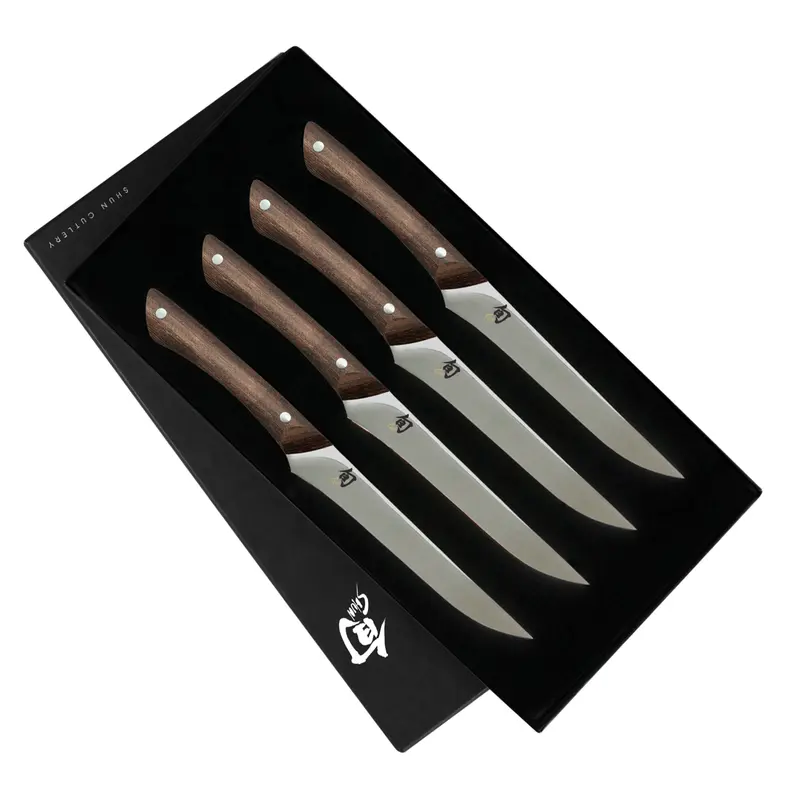 Shun Shima Natural 4-Piece 5" Steak Set