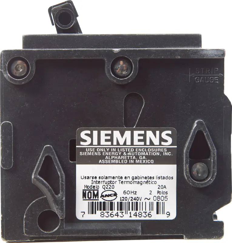 Siemens 20 amps Standard 2-Pole Circuit Breaker - Deal of The Week