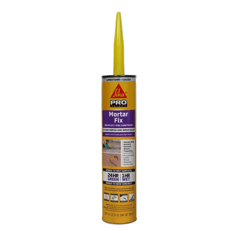 Sika Pro Select Gray Polyurethane Mortar Joint Caulk Sealant 10.1 oz. (Pack of 12) - Open Box