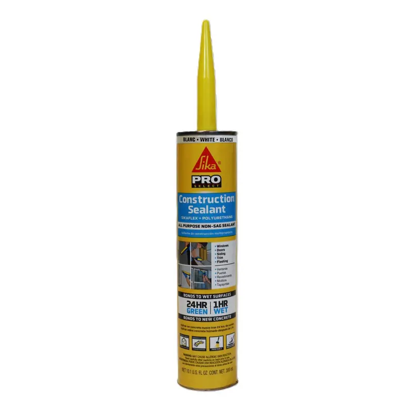 Sikaflex White Polyurethane Caulk Sealant 10.1 oz. (Pack of 12) - Open Box