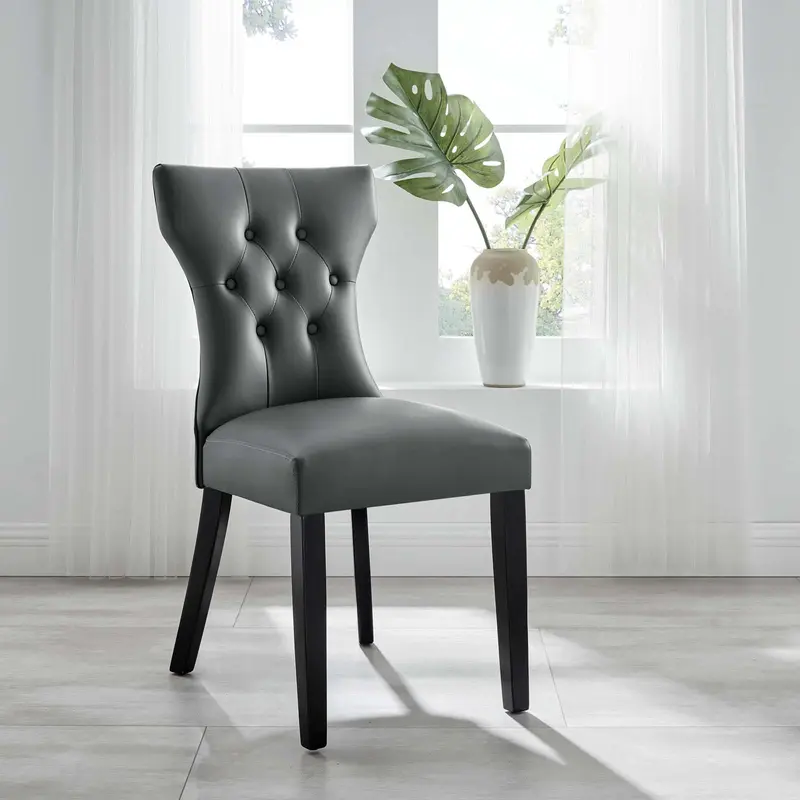 Silhouette Dining Vinyl Side Chair By Modway - EEI-812