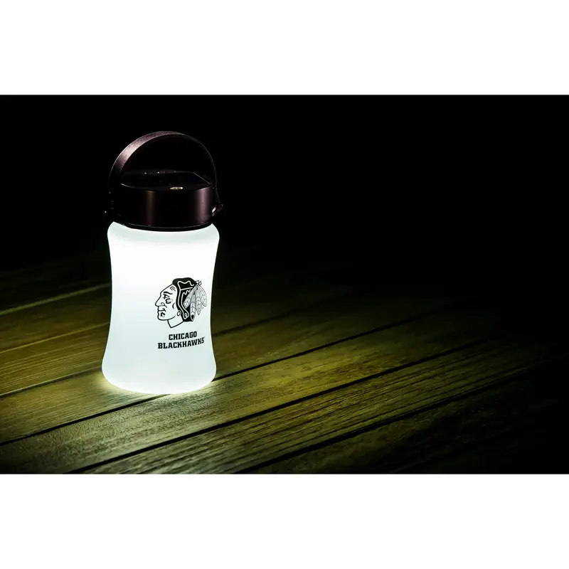 Silicone Solar Lantern, Chicago Blackhawks,2sp4355sl