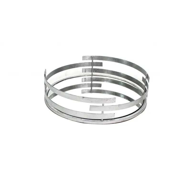 Silver Minimalist Line Mirror Tray By Homeroots