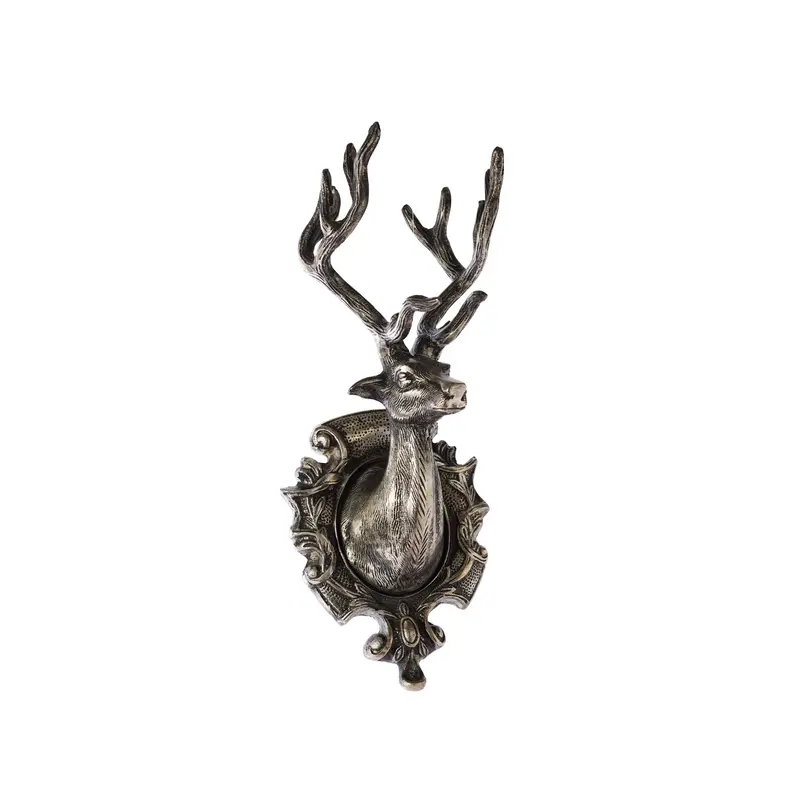 Silver Stag Wall Mount By Accent Decor