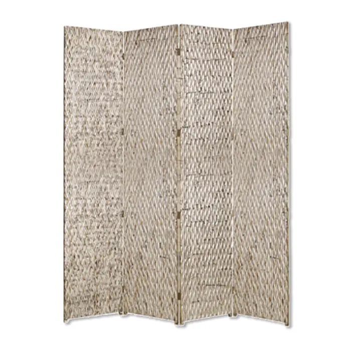 Silver Wood Screen By Homeroots