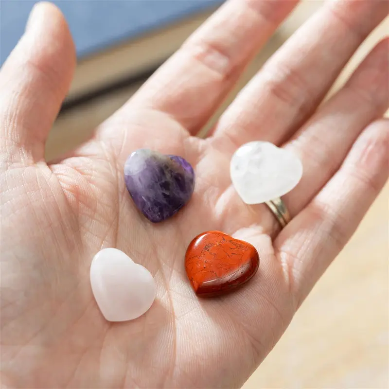 Simple Blessings Token, Inspirational Crystal, Asst of 4, Basket Display
