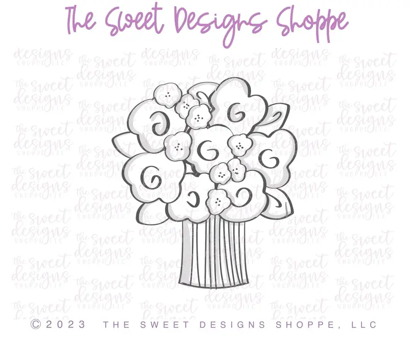 Simple Bouquet - Cookie Cutter
