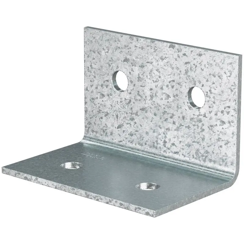 Simpson Strong-Tie 3.25 in. H X 5 in. W 7 Ga. Galvanized Steel Framing Angle - Open Box