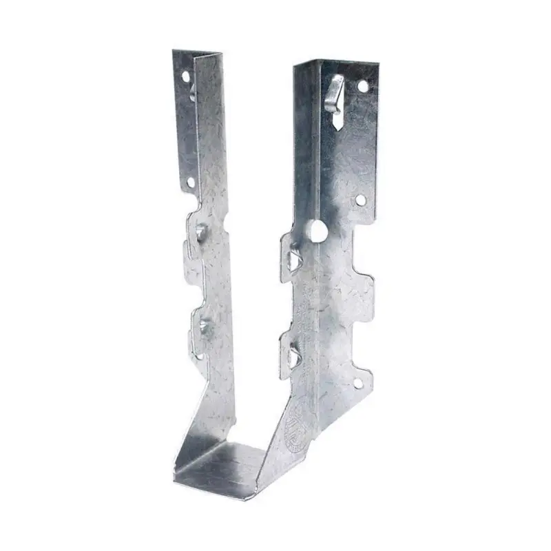 Simpson Strong-Tie 6.63 in. H x 1.56 in. W 18 Ga. Galvanized Steel Joist Hanger (Pack of 50) - Open Box