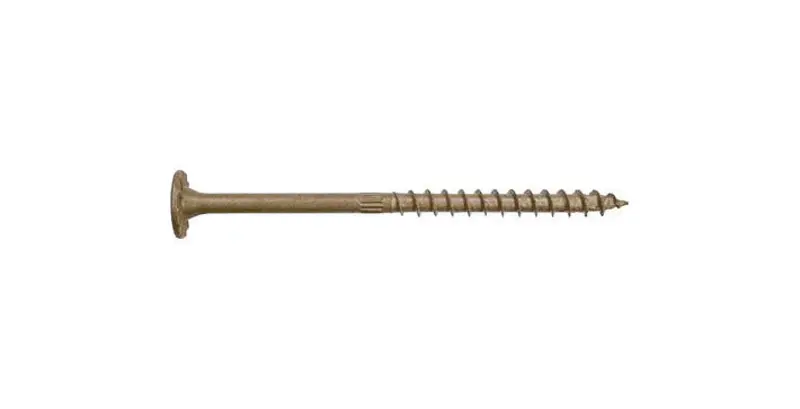 Simpson Strong-Tie Strong-Drive No. 5 Sizes X 8 in. L Star Low Profile Head Bold Timber Screws - Deal of The Week