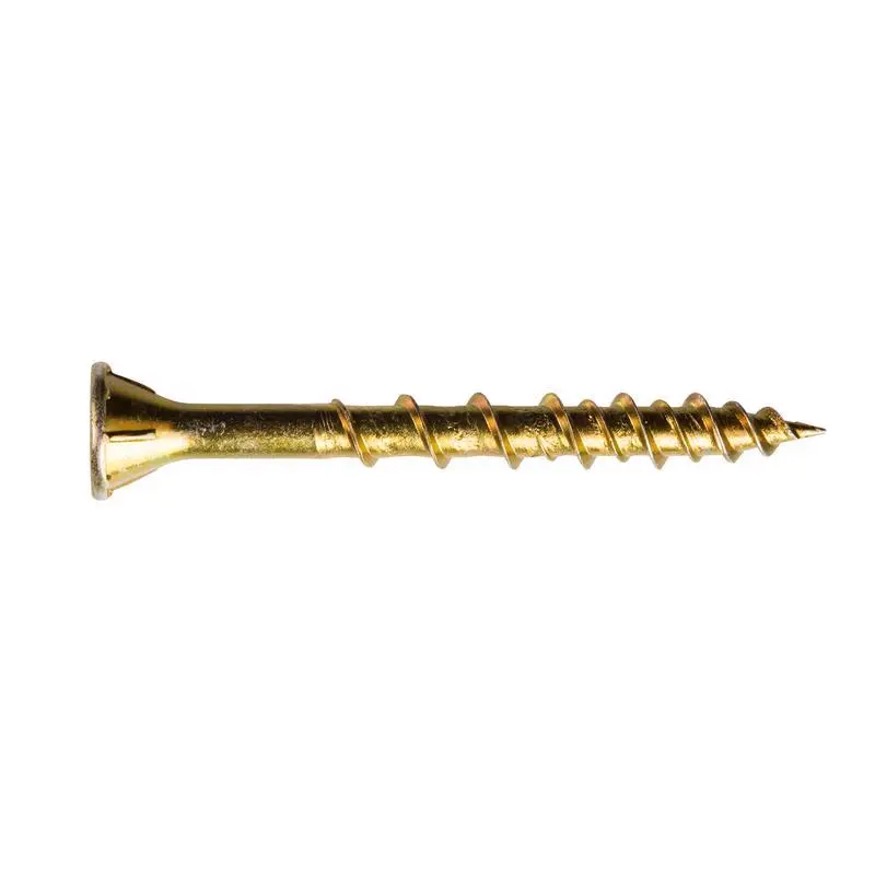 Simpson Strong-Tie Strong-Drive No. 9 x 2 in. L T25 Yellow Zinc WSV Subfloor Screws 1 pk - Open Box