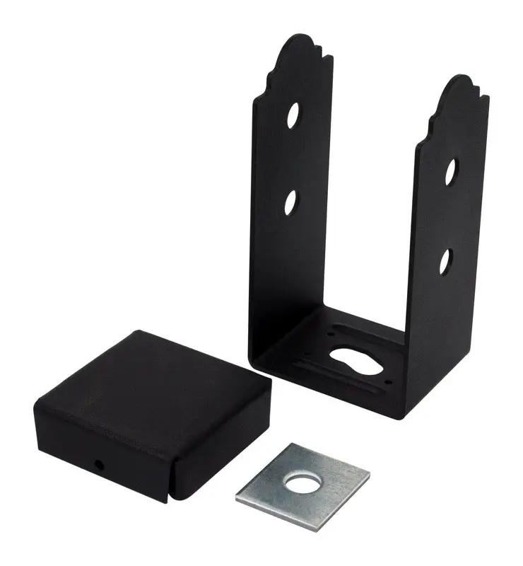 Simpson Strong-Tie ZMax 7.13 in. H X 5 in. W 12 Ga. Steel Post Base - Open Box
