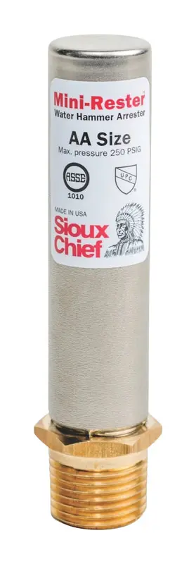 Sioux Chief MiniRester 1/2 in. MIP in. X 1/2 in. D Closed in. Copper Water Hammer Arrester 1 pk - Deal of The Week