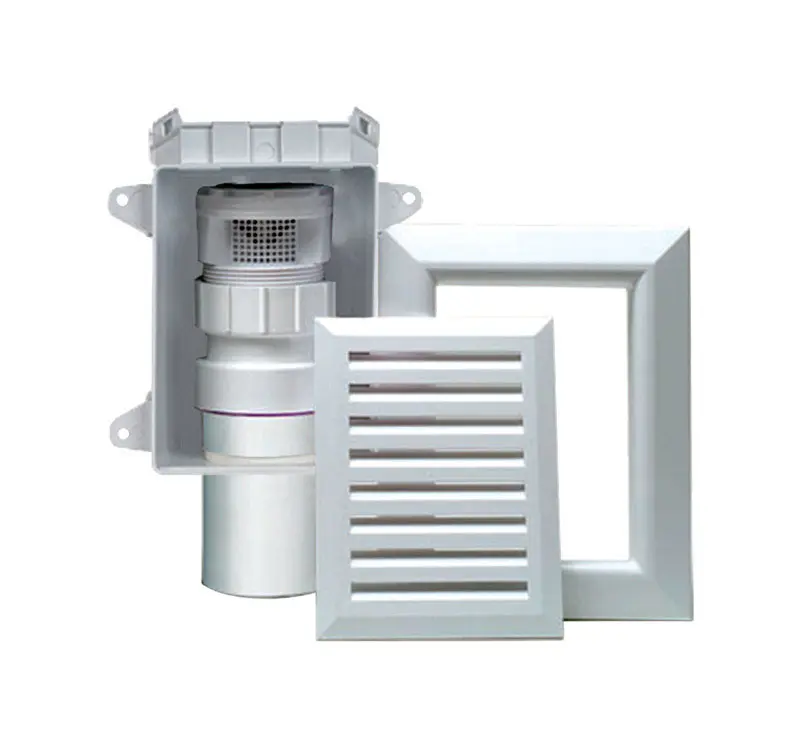 Sioux Chief TurboVent 1-1/2 in. HUB in. X 2 in. Plastic Air Admittance Valve - Open Box