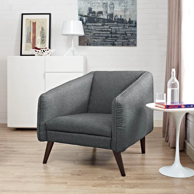 Slide Upholstered Fabric Armchair By Modway - EEI-2132