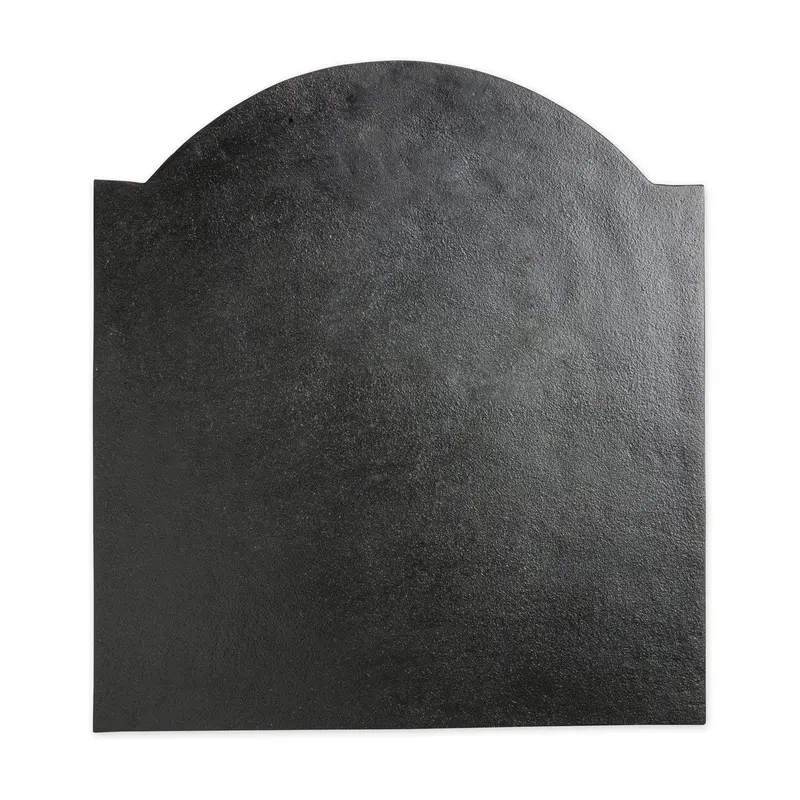 Small Cast Iron Plain Fireplace Fireback