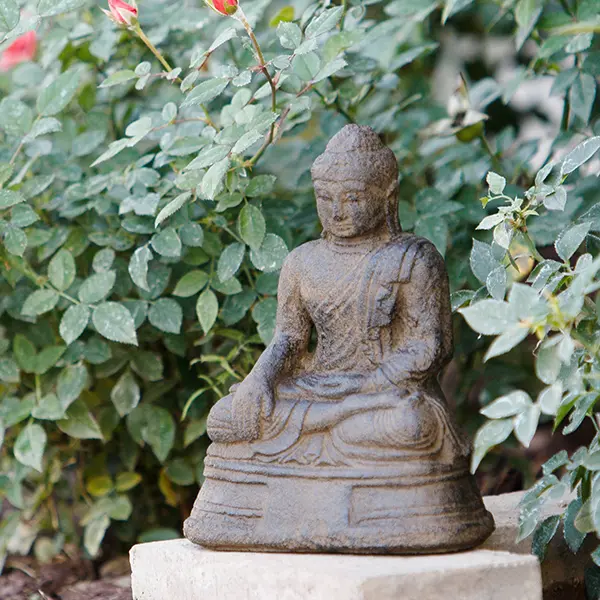 Small Sitting Buddha Set of 4 By Garden Age Supply
