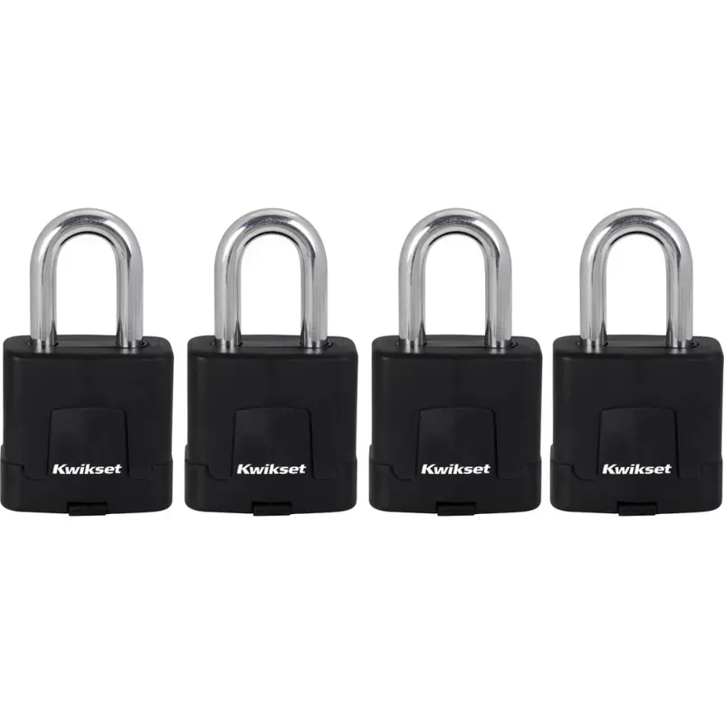 SmartKey Laminated Steel 2" Padlock SMT KA with Cover and 1-1/2" Shackle 4/pk