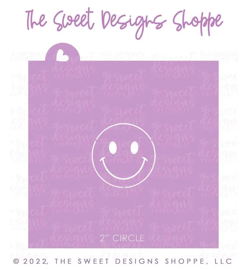 Smiley Face Set - (Set of 5 Sizes) - Stencils