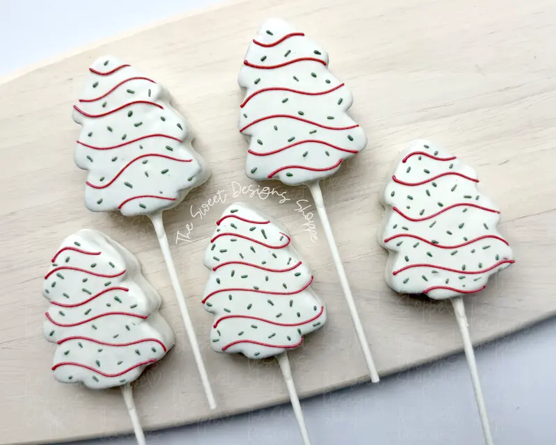 Snack Christmas Tree - Cake Pop Maker Set ( Cutter & Pusher)