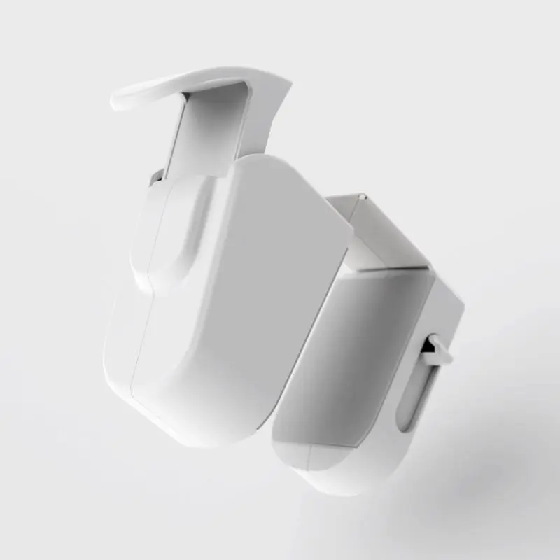 SnapPower HugLock White ABS/TPR Door Lock 1 pk (Pack of 4)