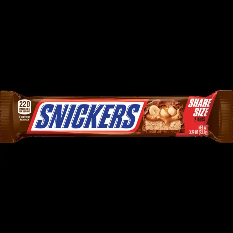 Snickers King Size Milk Chocolate, Peanuts, Caramel, Nougat Candy Bar 3.29 oz (Pack of 24)