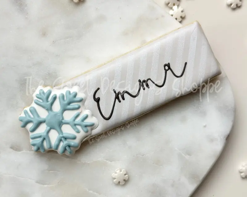 Snowflake Tag - Cookie Cutter