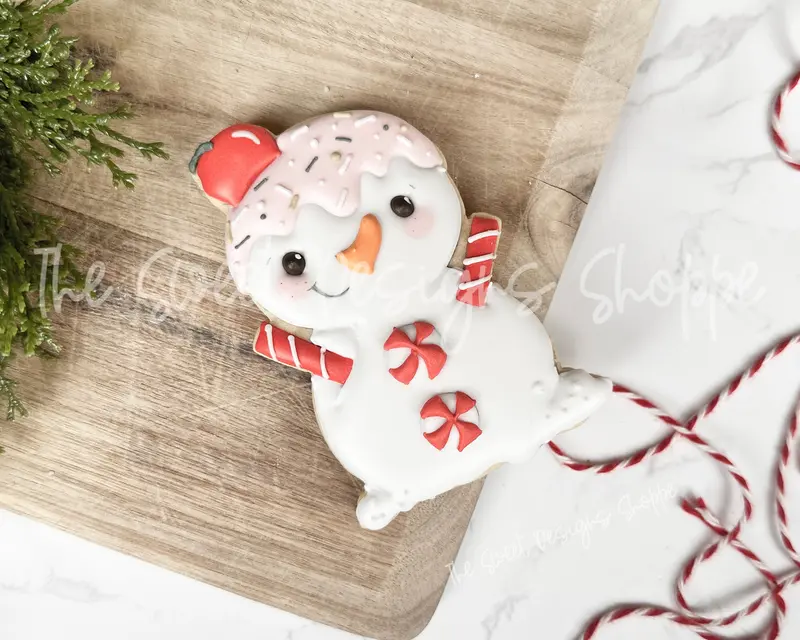 Snowman Ice Cream - Cookie Cutter
