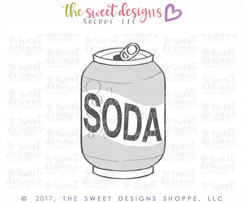 Soda/Beer Can - Cookie Cutter