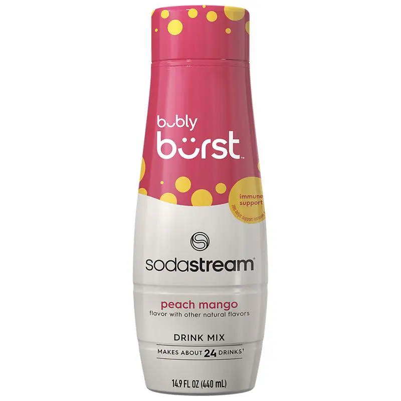SodaStream Bubly Burst Peach Mango Soda Mix 440 ml 1 pk