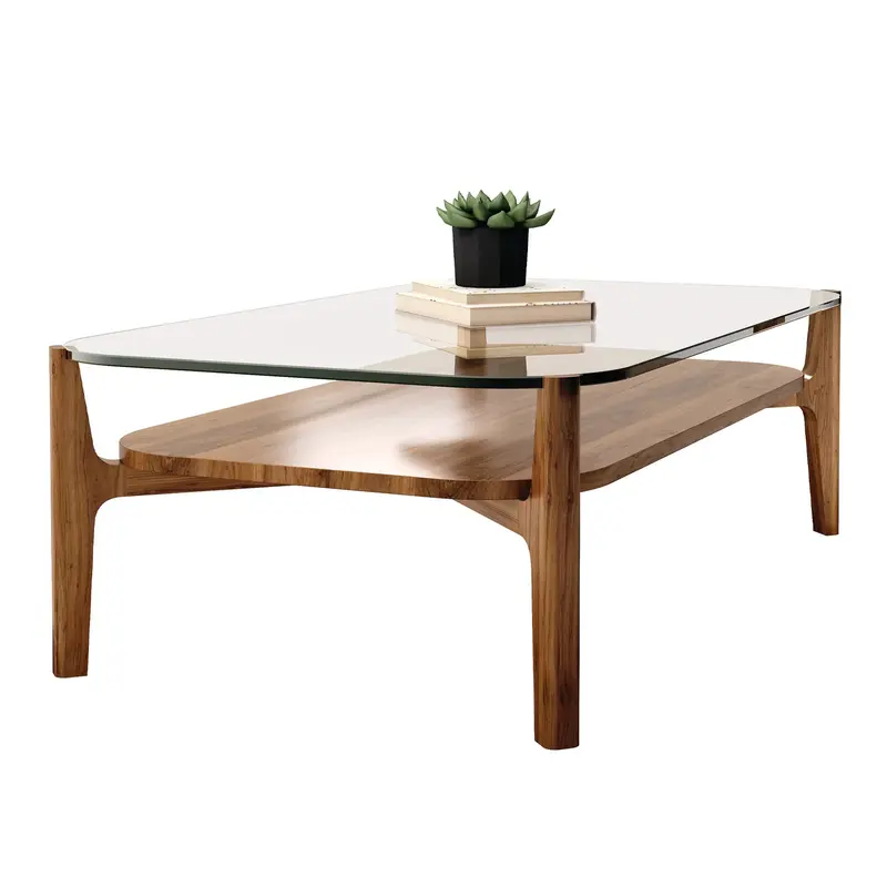 Soho Coffee Table, Walnut, Rectangle By World Modern Design