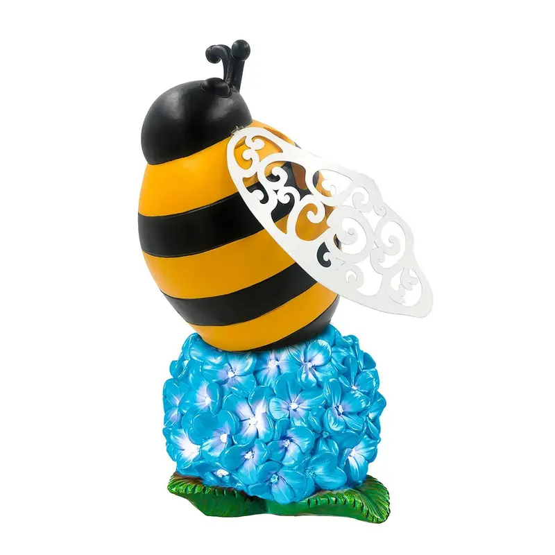 Solar Bug Zapper Garden Statuary, Bee