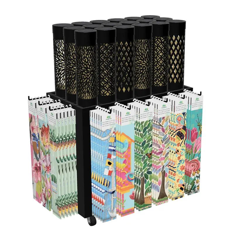 Solar Garden Column Display