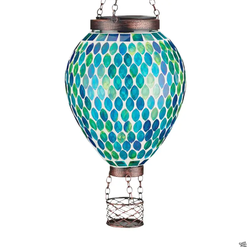 Solar Hot Air Balloon Mosaic Lantern