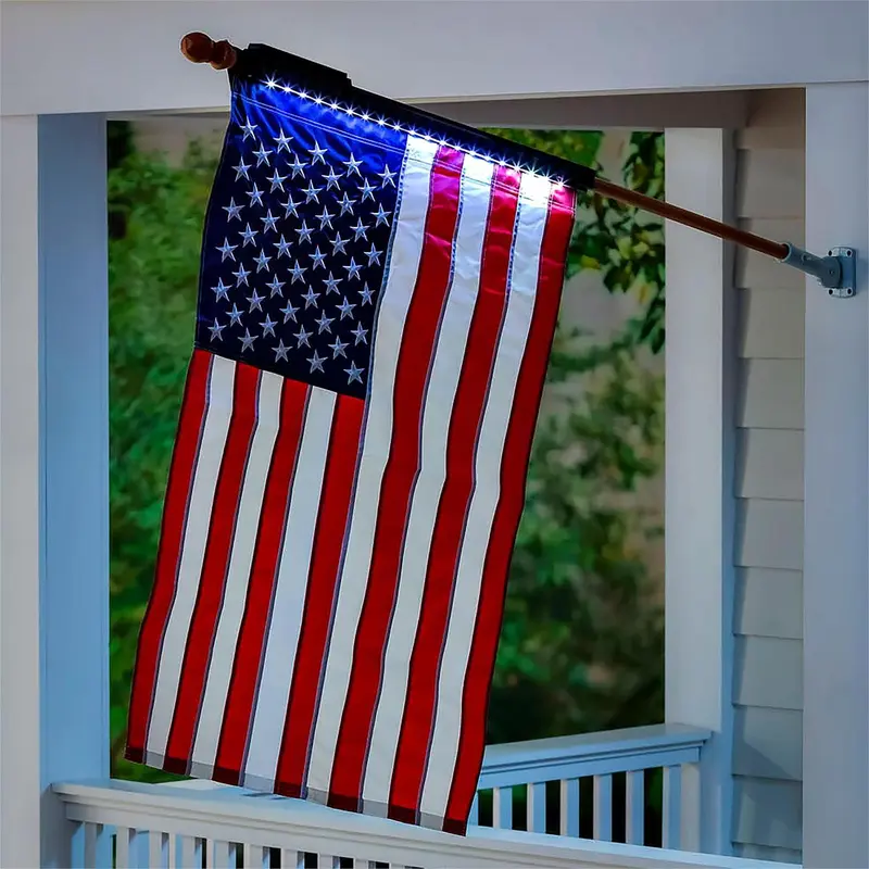 Solar Light for House Flag