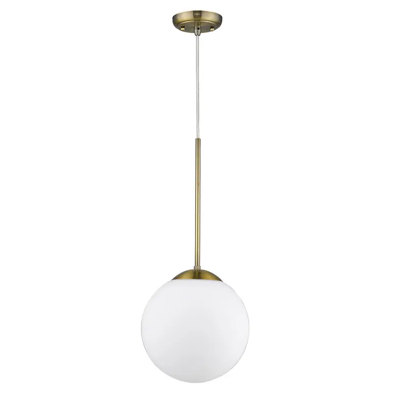 Solea 1-Light Antique Brass Pendant By Homeroots