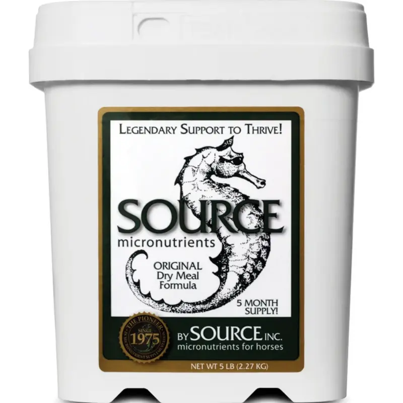 Source Original Micronutrient Supplement for Horses 5 lb Daily Broad Spectrum Micronutrients for Condition Health and Performance