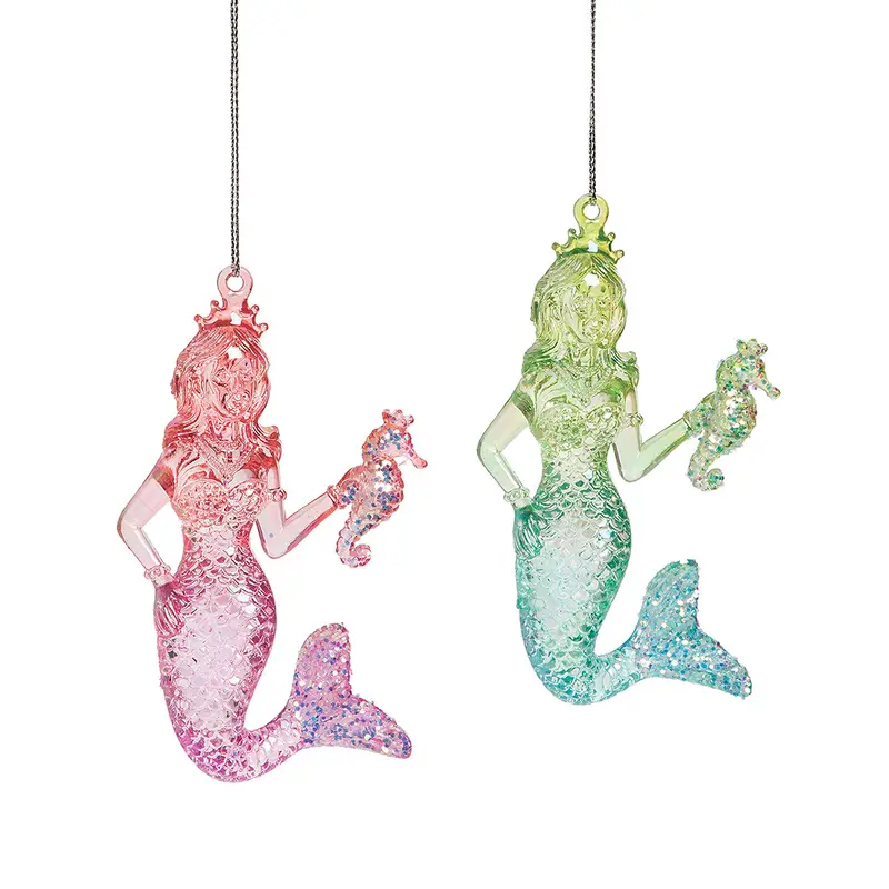 #Sparkle Mermaid Orn, A/2