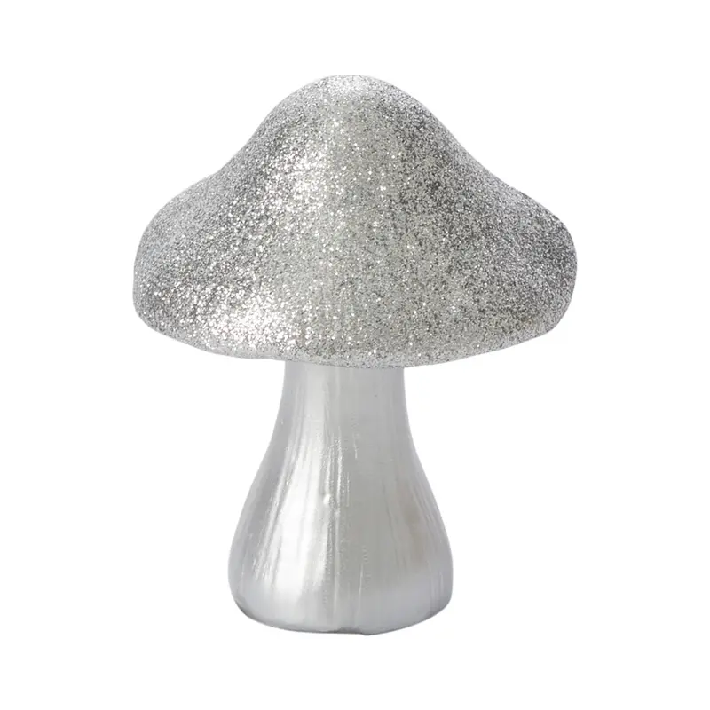Sparkle Mushroom Figurine Set of 8 By Accent Decor