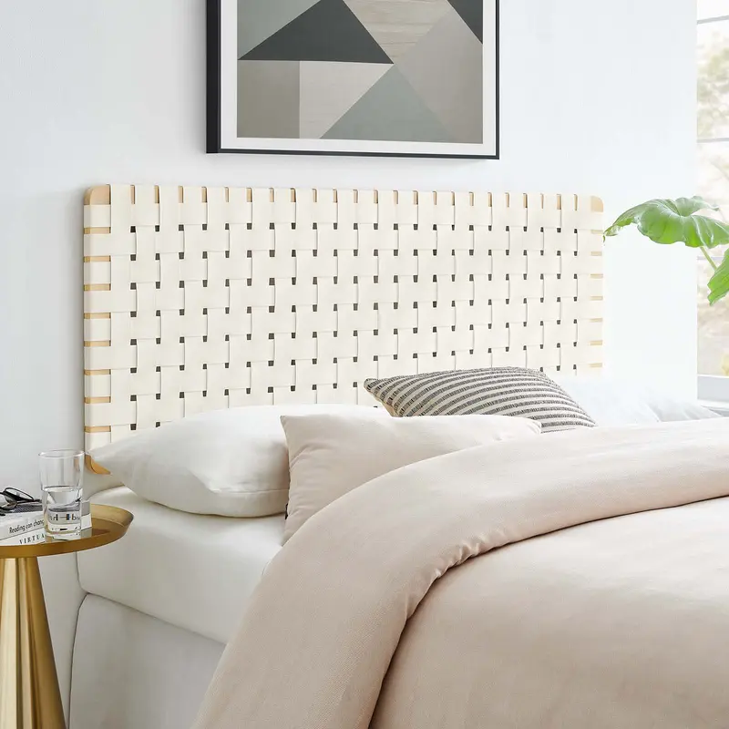 Sparta Weave Full Vegan Leather Headboard By Modway - MOD-7122